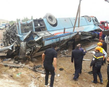 واژگونی مرگبار اتوبوس در لرستان با ۶ کشته و ۴۴ مصدوم