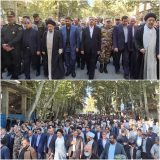 بدرقه باشکوه پیکر عالم ربانی و وارسته حجت‌الاسلام‌والمسلمین حاج سید مجید شاهرخی