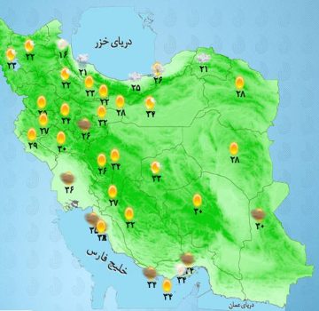وزش باد شدید و گردوخاک در مناطق جنوبی و شرقی کشور