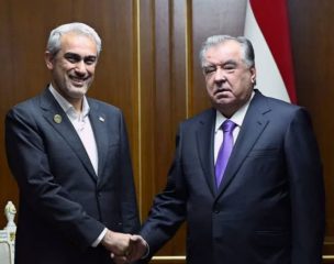 دیدار وزیر اقتصاد با رئیس‌جمهور تاجیکستان