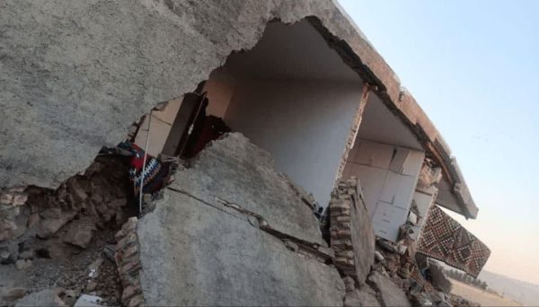 خسارت زلزله ایلام به بخش‌هایی از رومشکان لرستان